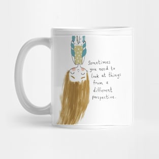 yoga girl Mug